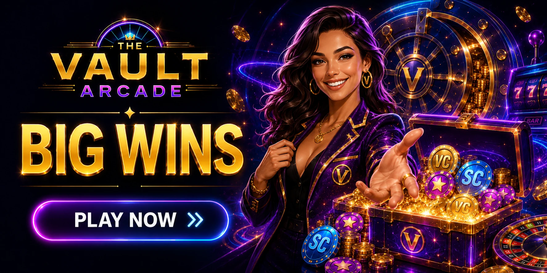 The Vault Arcade — Big Wins. Play now.